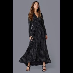 Christy Dawn Elsa Dress black & white floral small